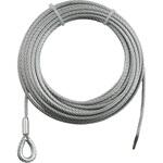 手動ウインチ用SUSワイヤー(シンブル入りロック) TRUSCO