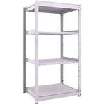 中量ボルトレス棚 TUG型 (300kgタイプ、高さ1800mm、4段タイプ) TRUSCO