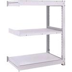 中量ボルトレス棚 TUG型 (600kgタイプ、高さ1200mm、3段タイプ)連結型 TRUSCO