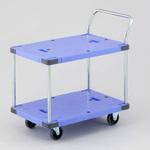 樹脂製微音2段運搬車 サイレントマスター ナンシン