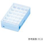 402010 フリージングコンテナ 本体+中仕切 NEG(日電理化硝子)