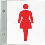 842-57A トイレ表示女セット ユニット