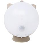 WAM-053AC 充電式 まんまるねこちゃんセンサーライト ライテックス(ムサシ)
