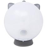 WAM-052GR 充電式 まんまるねこちゃんセンサーライト ライテックス(ムサシ)