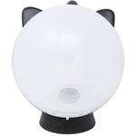 WAM-051BK 充電式 まんまるねこちゃんセンサーライト ライテックス(ムサシ)