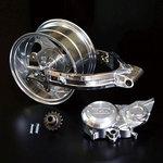 10インチ5.5Jリヤワイドディスクセット Gクラフト