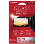 LP-SOAX40FG SONY FDR-AX40/AX55 ガラスフィルム 「GLASS PREMIUM FILM DIGITAL」 光沢 0.33mm LEPLUS