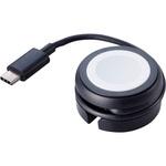 Apple Watch 充電器 ケーブル USB Type-C 23cm 巻取タイプ Apple正規認証品 エレコム
