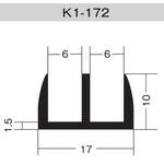 ガラス戸レール K1-172 50本入り dialon(ダイアロン)