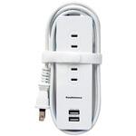 AC-045 USBポート付電源タップ AC4 USBA2 3A カシムラ