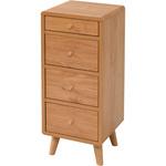 リビングチェスト 4段 小さめ スリム コンパクト おしゃれ Pico 低め