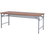 ワイド脚折りたたみテーブル カグクロ