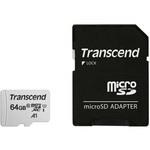 TS64GUSD300S-A microSDXCカード UHS-I U1 (TLC)アダプタ付 トランセンド