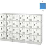 樹脂ロッカー6列4段扉付棚無 アイリスチトセ