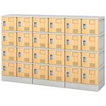 TJL-S-64M 樹脂ロッカー6列4段扉付棚無 アイリスチトセ