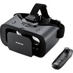 VRゴーグル スマホ用 VR ヘッドマウントディスプレイ リモコン付き メガネ装着可 エレコム
