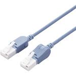 LANケーブル Cat6A準拠 スリム タテスイング×ヨコスイング 高速 10Gbps ストレート 爪折れ防止 エレコム