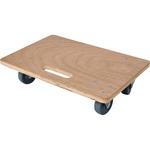 平台車 木製 ゴム車輪 すべり止めなし モノタロウ