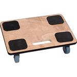 平台車 木製 ゴム車輪 一部すべり止め モノタロウ