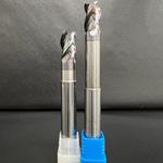 超硬ネック付きスクエアエンドミル 防振型 リード角度40/41/42°水素フリーDLCコーティング付 TOTIME