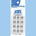 77-425 クロバーラブ スナップ 10mm 白 Clover(クロバー)
