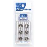 クロバーラブ スナップ 14mm 白 Clover(クロバー)