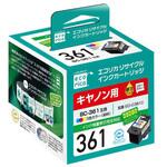 リサイクルインク キヤノン対応 BC-361 3色一体型 エコリカ