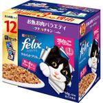 12474145 ピュリナ フィリックス パウチ 12P やわらかグリル 子ねこ お魚お肉バラエティ ネスレ