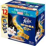 12506746 ピュリナ フィリックス パウチ 12P 我慢できない隠し味ゼリー お魚バラエティ ネスレ
