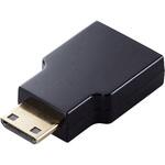 HDMI変換アダプタ 【Mini HDMI(タイプC)オス - HDMI(タイプA)メス】 4K 60P スリムコネクタ エレコム