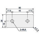 SFK-127S SプレートブラケットL45-H2キット SUS(エスユーエス)