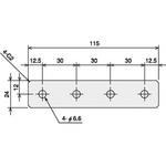SFJ-129S SプレートブラケットS-H4 SUS(エスユーエス)