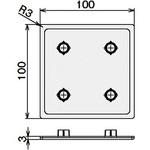 フレームキャップ 100・100・2S SUS(エスユーエス)