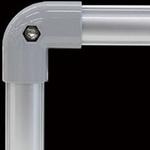 GFJ-005G アングルコネクタアウター型 グレー塗装 SUS(エスユーエス)