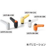 ミニプラクランプレバー(めねじ) - 操作ボタンつき NBK(鍋屋バイテック会社)