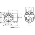 テークアップ形ユニット 鋼鈑製カバー付き 両側共ゴムシール付き 旭精工