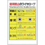 安全標識(クレーン合図法・玉掛ワイヤロープ) つくし工房 クレーン