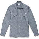 メンズシャンブレー長袖シャツ Lee