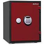 ディプロマット クリスタルシリーズ耐火 耐水デザイン金庫 25L レッド ディプロマット クリスタルシリーズ耐火 耐水デザイン金庫 25L