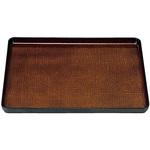 大寿布目盆 ブラウンかすりSL 福井クラフト