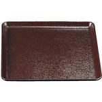 耐熱木目角盆 茶SL 福井クラフト