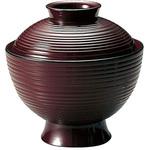 33020020 千筋小吸椀 溜内朱 TA 福井クラフト