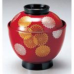 12023930 玉子椀 朱菊詰 TA 福井クラフト