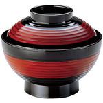 35000370 平筋雑煮椀 元禄塗分 TA 福井クラフト