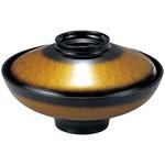 12025410 富士型煮物椀 アクアイエロー 木質 福井クラフト