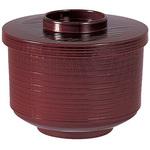 39020420 柾目割子 溜(内朱) A 福井クラフト