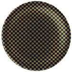 回転寿司皿〈耐熱ABS〉 (特殊印刷) 市松金粉蒔 TA 福井クラフト