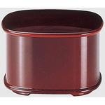 33102210 くつわ飯器 溜(内黒) A 福井クラフト