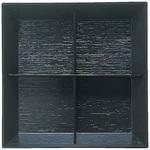 ダイヤ松花堂用十字仕切 黒 A 福井クラフト