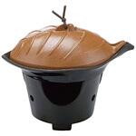 92989210 木の葉陶板(大) 茜 親・蓋 (フッ素加工) AL 福井クラフト
